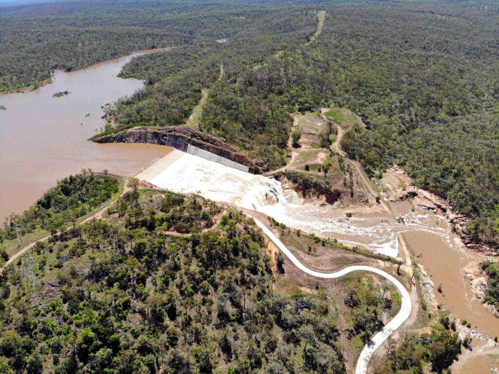 Boondooma dam spillway