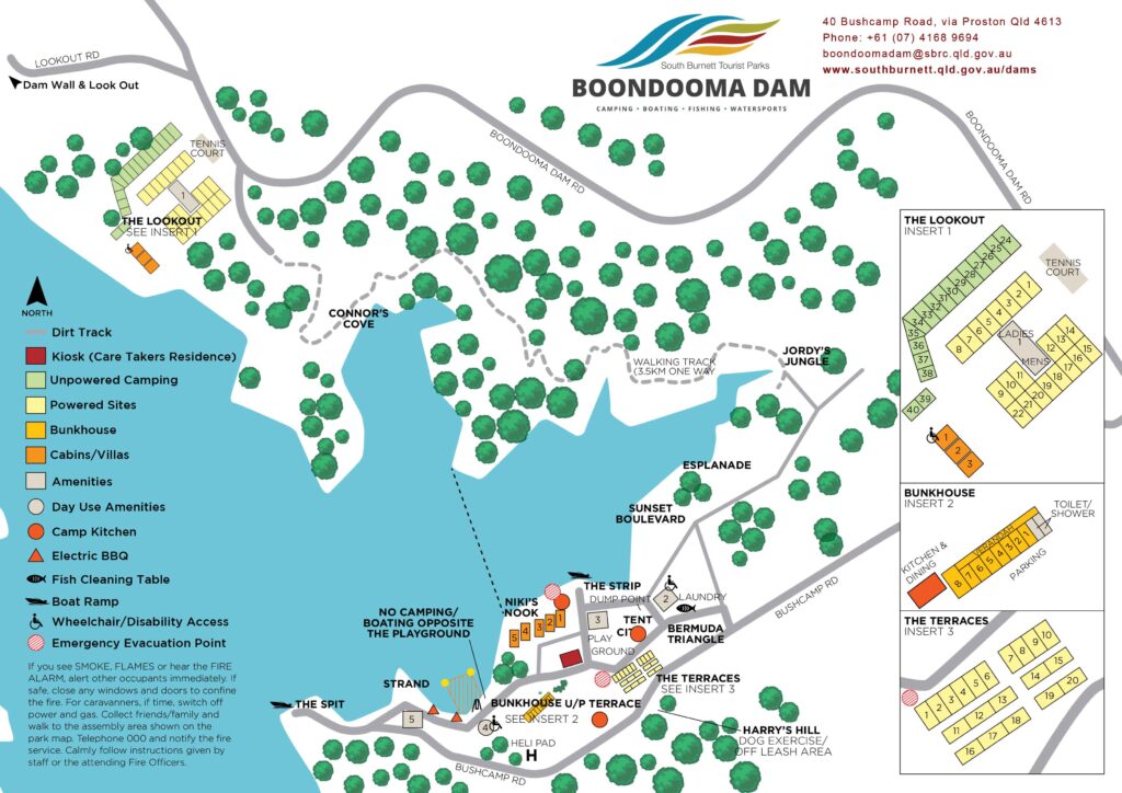 Park map boondooma