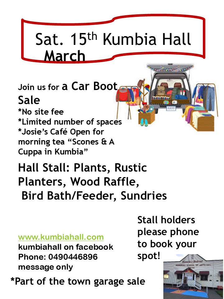 Kumbia Car Boot Sale